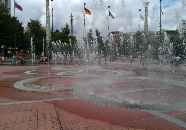 dancing fountains at the centennial olympic park atlanta