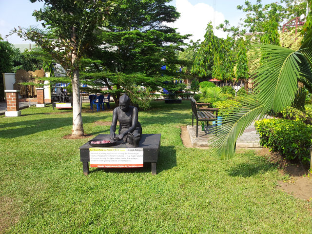 statue at freedom park lagos