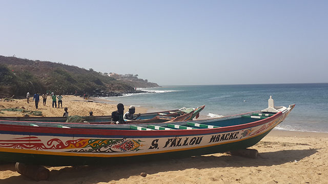 Ouakam Dakar canoe