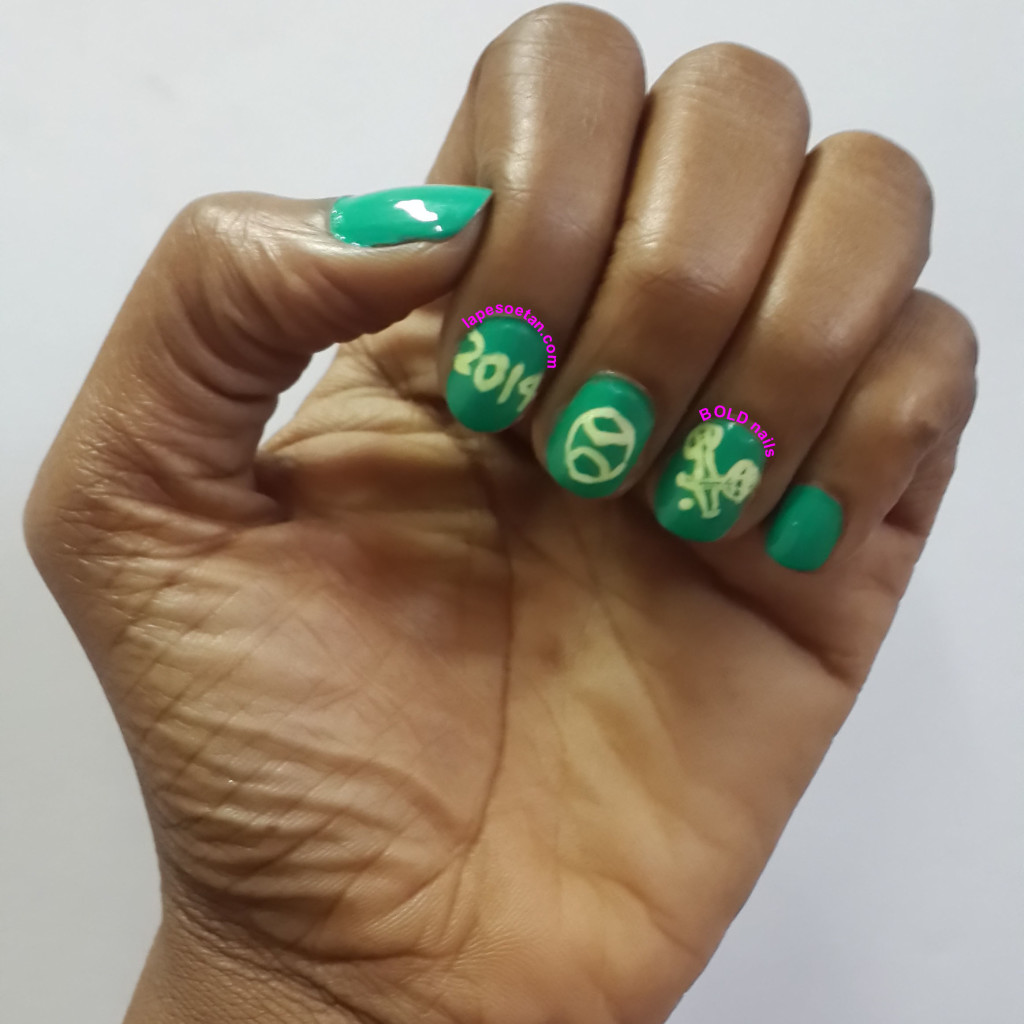 wimbledon nails BOLD nails by lape soetan