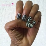 Nail art:  Tribal nail art