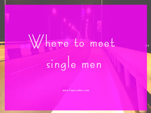 where to meet single men