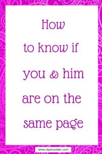 how to know if you and him are on the same page www.lapesoetan.com