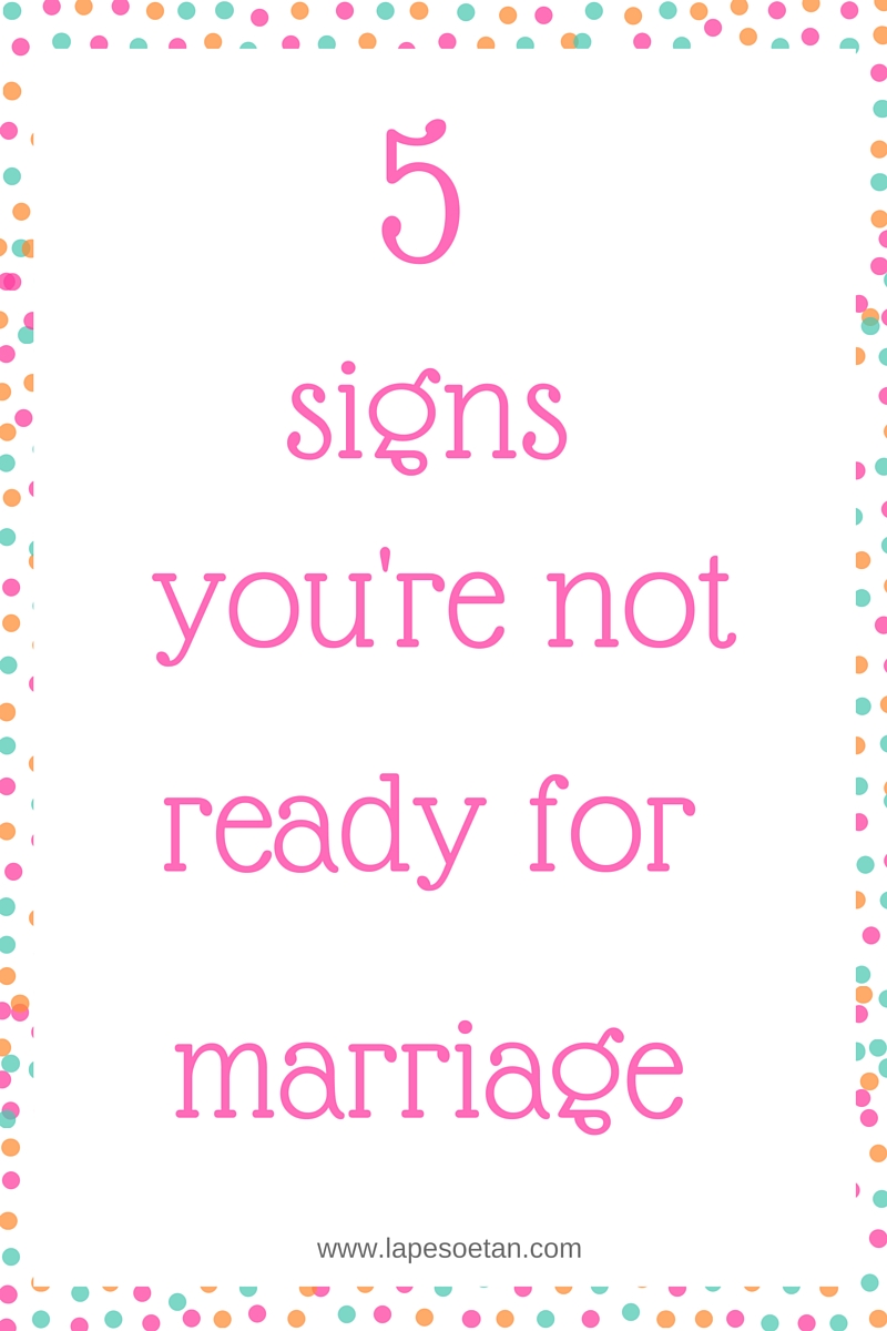 are you ready for marriage