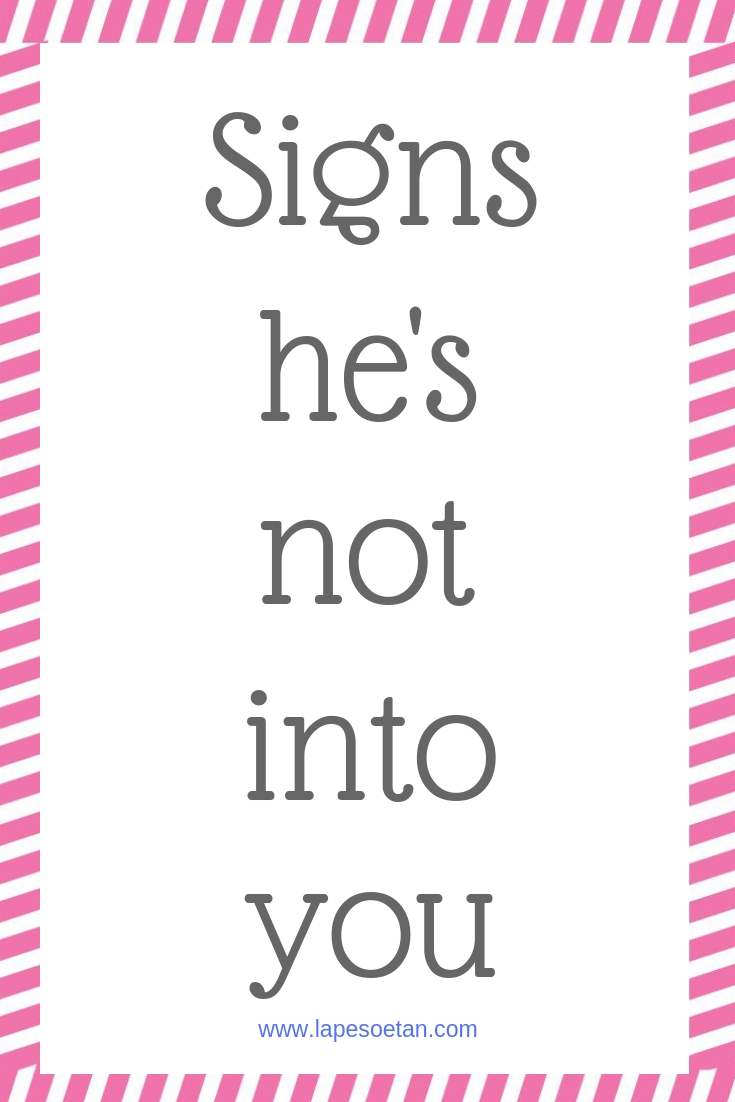 Signs your boyfriend is not that into you